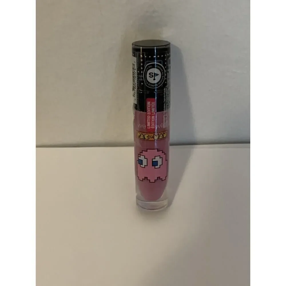 Wet N Wild Lip Gloss Pac Man *Pinky* Limited Edition Full Size .2 Oz NEW NIB